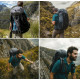Рюкзак туристичний Naturehike Rock NH20BB113 40 + 5 л чорний