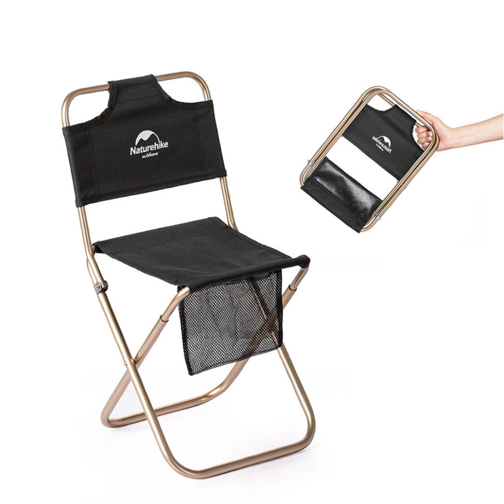 Стілець розкладний Naturehike MZ01 NH18M001-Z, чорний (6927595733806)