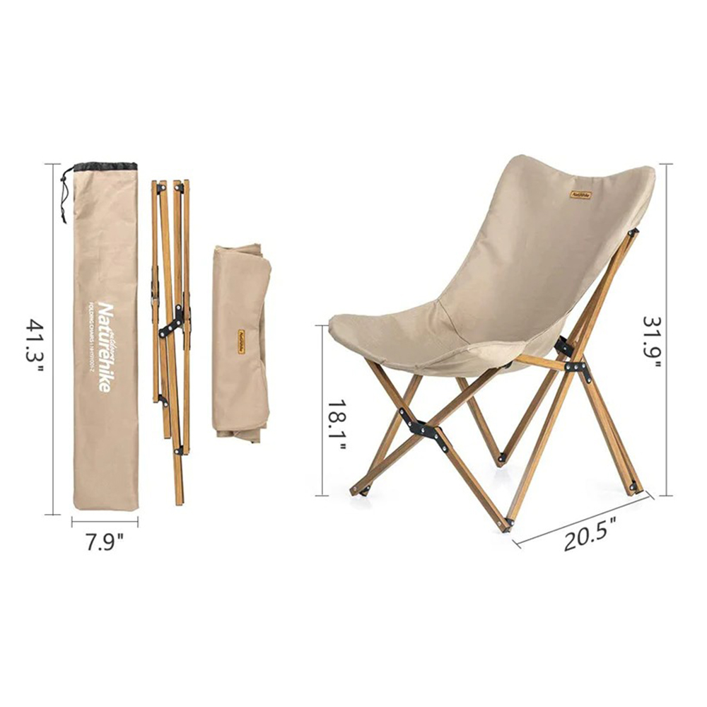 Крісло складне Naturehike Moon Beach MW01 NH19Y001-Z бежевий 6927595734971