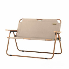Крісло складане подвійне Naturehike Wood Luxury NH20JJ002, 600D Oxford / алюміній, пісочний (6927595747032)