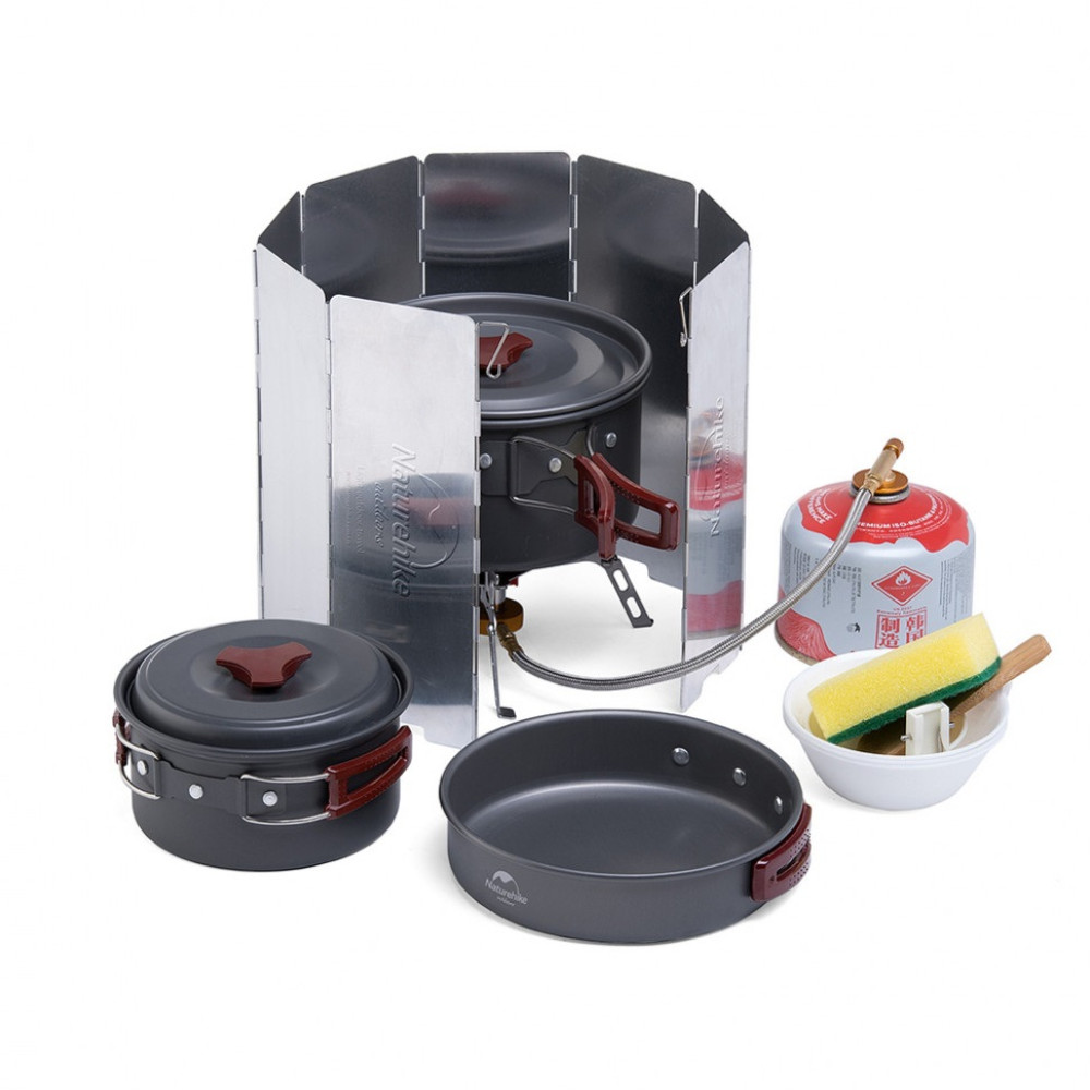 Вітрозахисний екран для пальника Naturehike NH 10 NH20CJ008 steel (6927595749777)