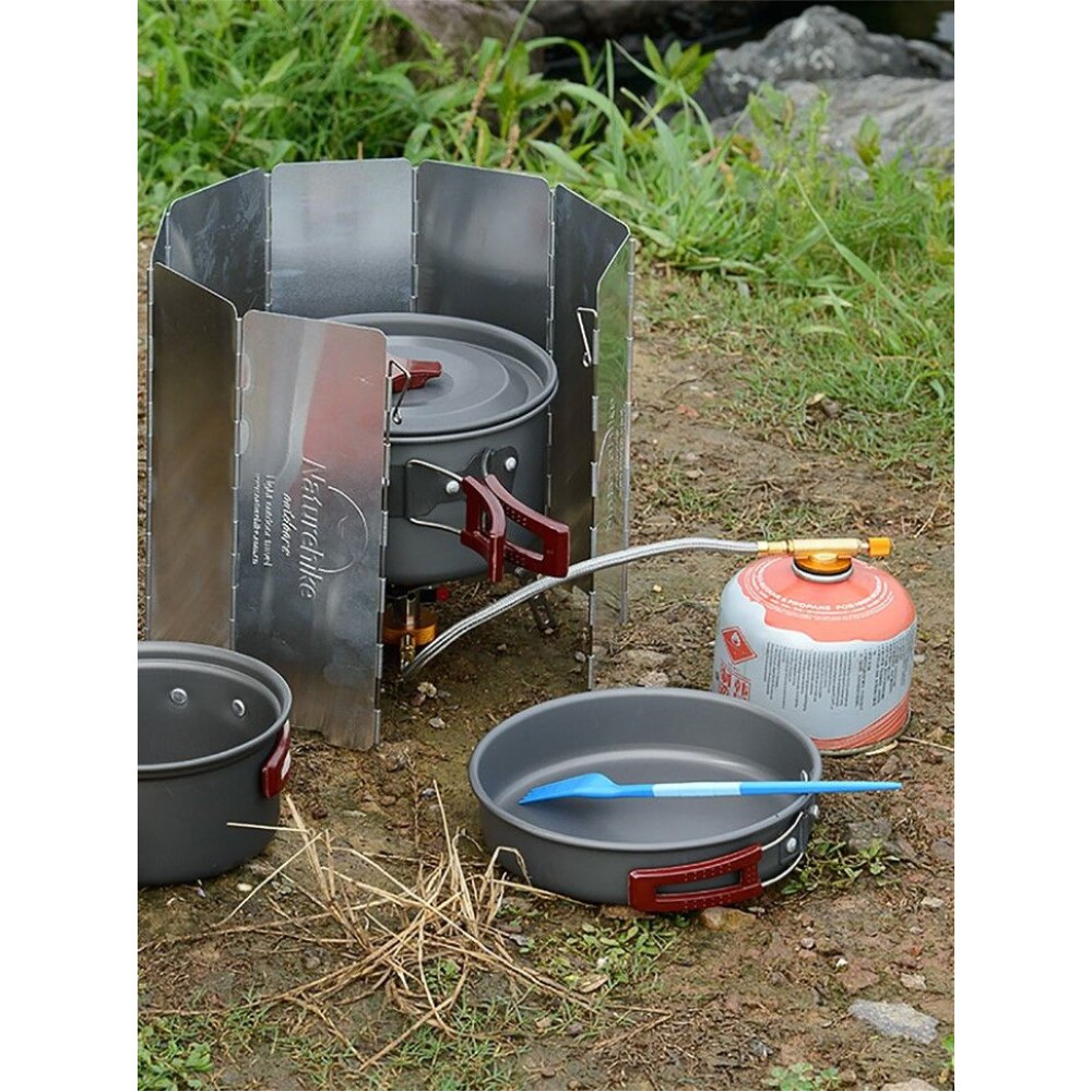 Вітрозахисний екран для пальника Naturehike NH 10 NH20CJ008 steel (6927595749777)
