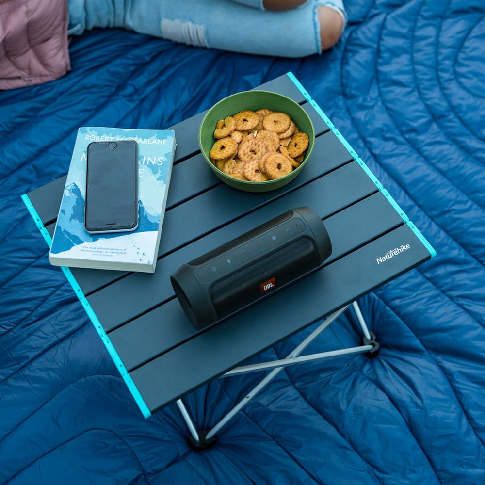 Стіл розкладний Naturehike NH19Z008-Z, алюміній, Розмір L, сірий (6927595750872)
