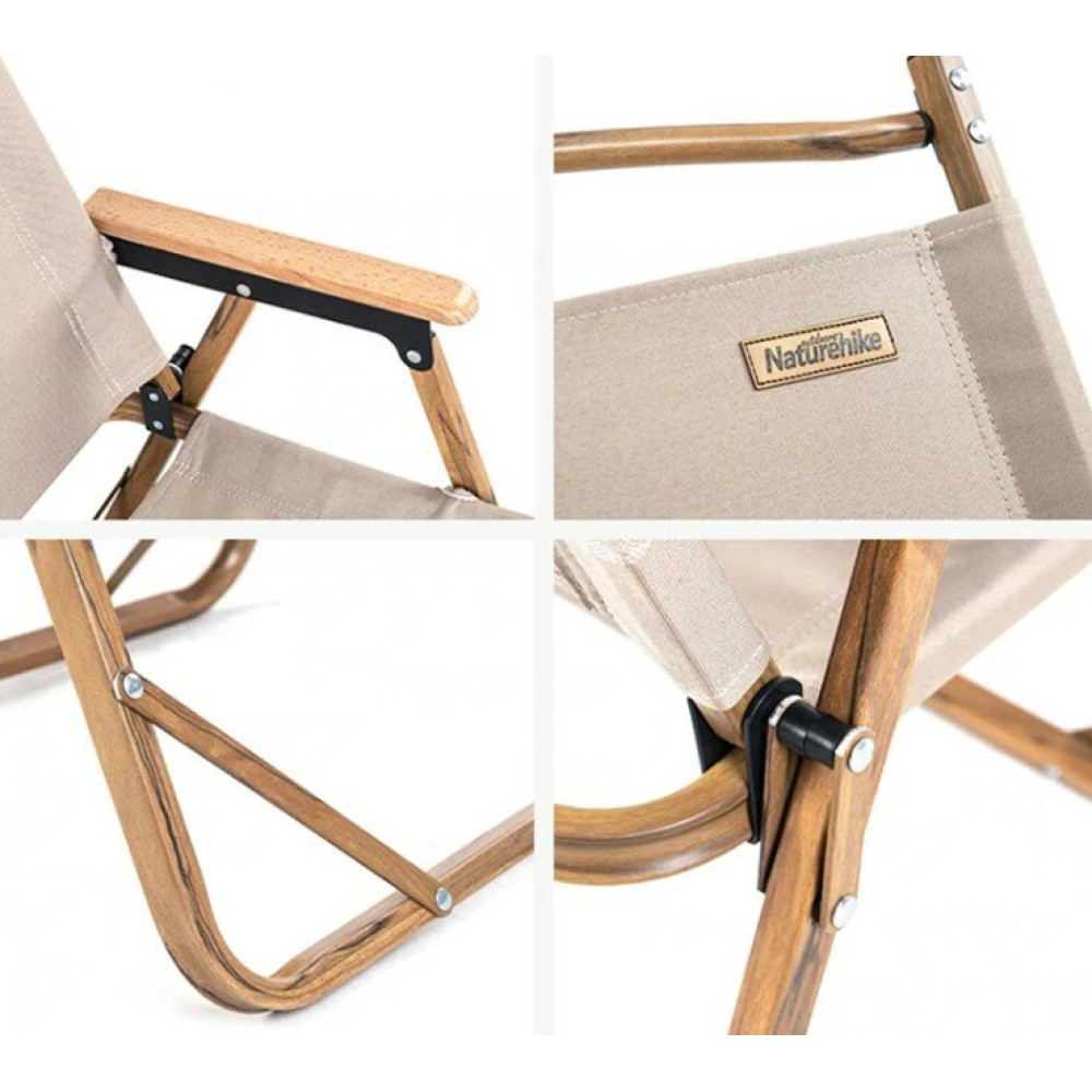 Крісло складне Naturehike MW02 NH19Y002-D 600D Oxford/алюміній чорний