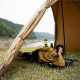 Ліжко складне Naturehike XJC05 NH20JJ001 поліестер Oxford/алюміній чорний