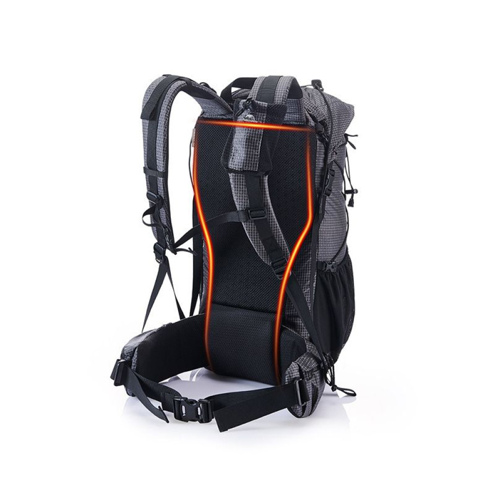 Рюкзак туристичний Naturehike Rock NH19BP095, 60+5 л, графіт в клітинку (6927595761649)