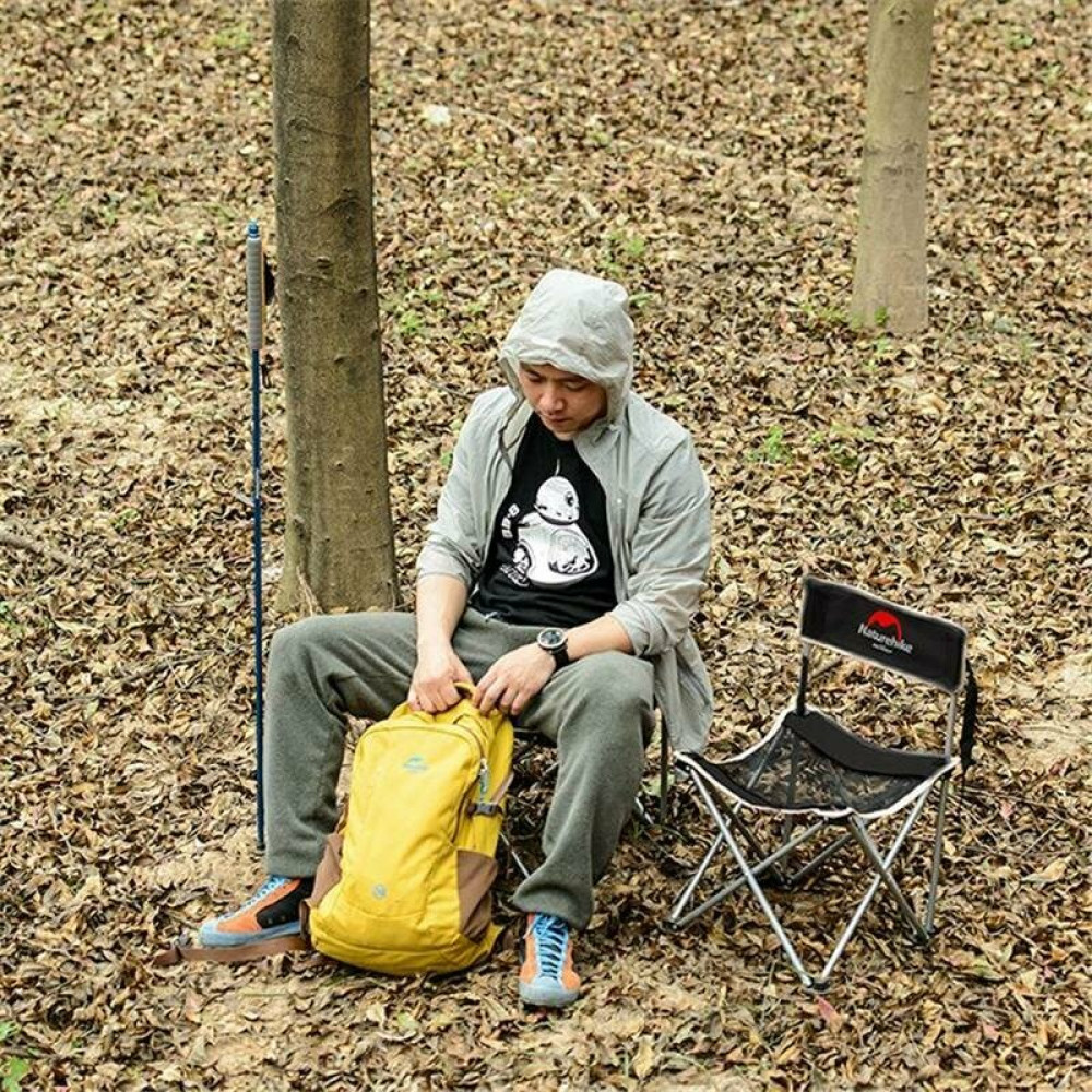Стілець складний Naturehike NH16J001-J 600D Oxford/сталь хакі