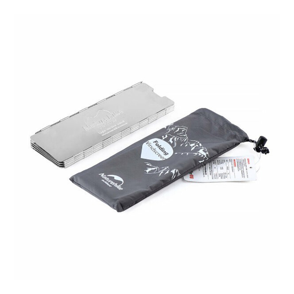 Вітрозахисний екран для пальника Naturehike steel (NH15F008-B) (6927595787236)