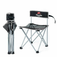 Стілець складний Naturehike NH16J001-J 600D Oxford/сталь чорний