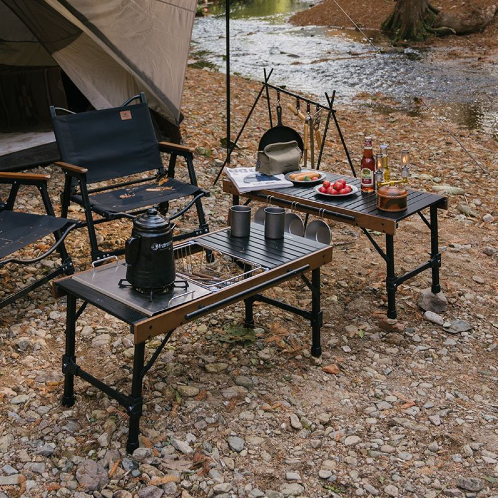 Розкладний стіл комбінований Naturehike NH21JU011, алюміній (6927595797808)