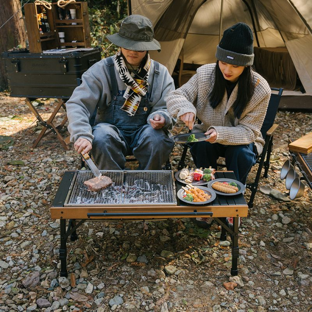 Розкладний стіл комбінований Naturehike NH21JU011, алюміній (6927595797808)