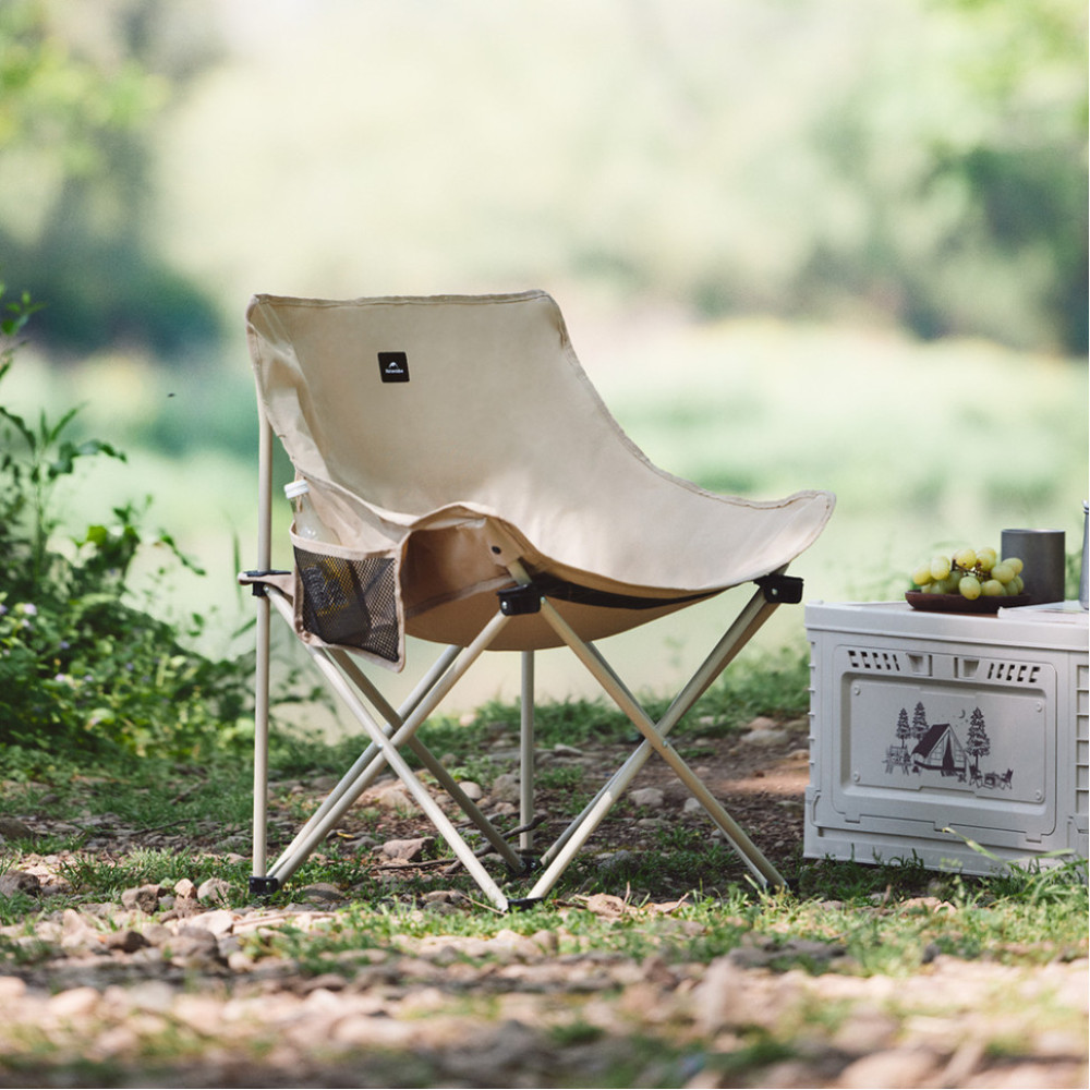 Стілець складаний Naturehike Stellaluna T01 CNH23JU13002, L, бежевий (6975641883166)