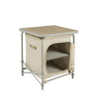 Раскладной стол с полками Naturehike CNH22JU031, бежевый (6975641888895)