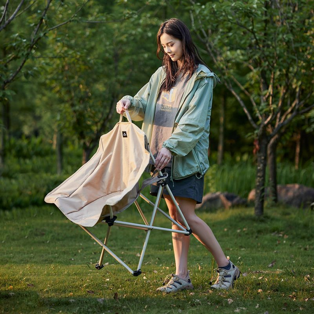Стілець складаний Naturehike CNH23JU13002, бежевий (6976023923029)