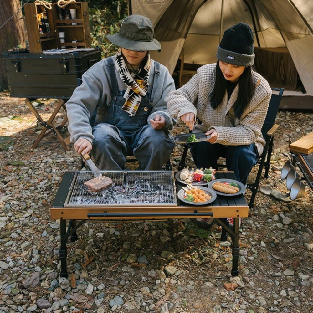 Розкладний стіл комбінований Naturehike NH21JU011, алюміній (6976023924835)