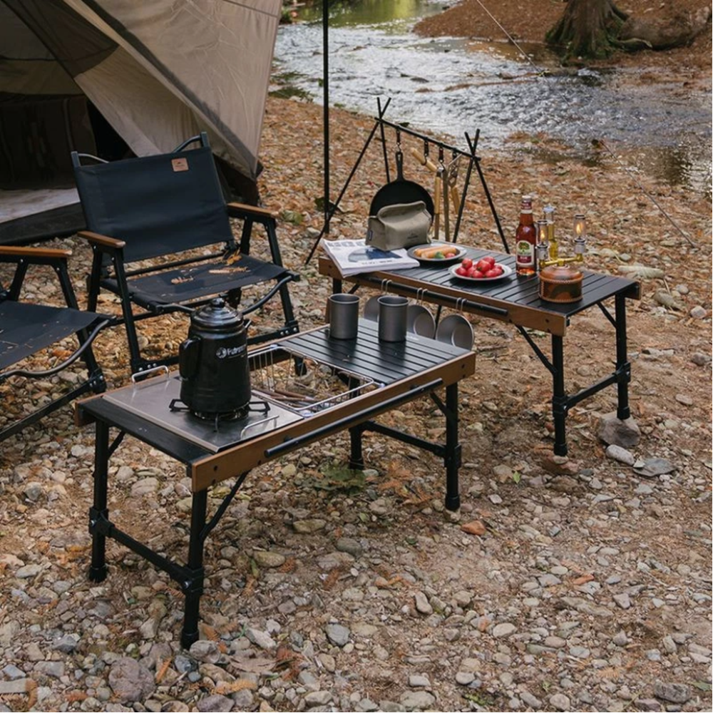 Розкладний стіл комбінований Naturehike NH21JU011, алюміній (6976023924835)