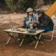 Розкладний стіл Naturehike CNK2300JU010 розмір M, алюміній, бежевий (6976023926945)