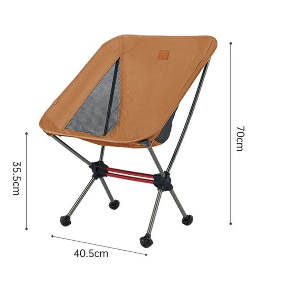 Стілець складаний ультралегкий Naturehike Stellaluna L01 CNK2350JJ017, помаранчевий (6976507669832)
