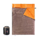 Спальник надлегкий Naturehike Double Sleeping Bagwith with Pillow apricot-grey