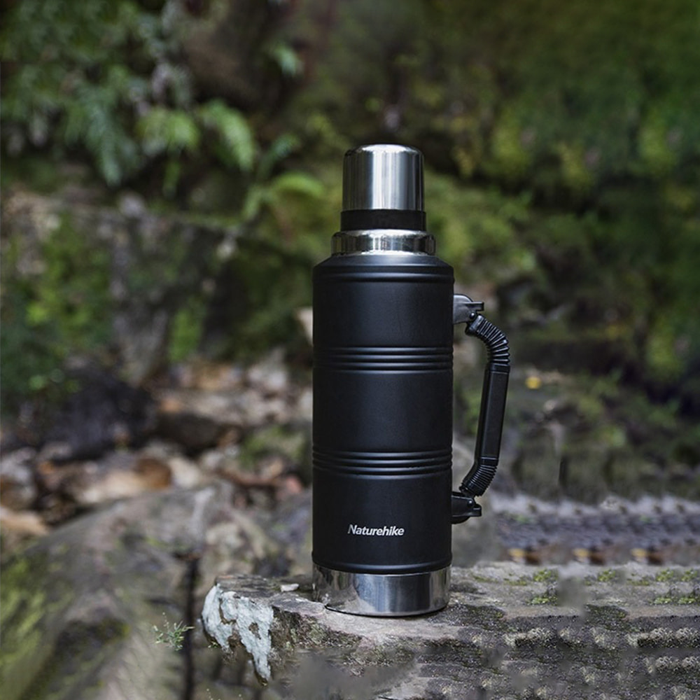Термос з ручкою Naturehike Q-9H NH19SJ011 2.2 л чорний (6927595740279)