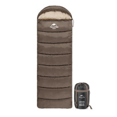 Спальник з капюшоном Naturehike U150 NH20MSD07 лівий коричневий (6927595764381-L)