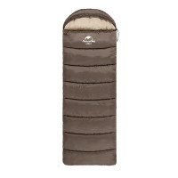Спальник з капюшоном Naturehike U250S NH20MSD07, (0°C), правий, коричневий (6927595769294-R)