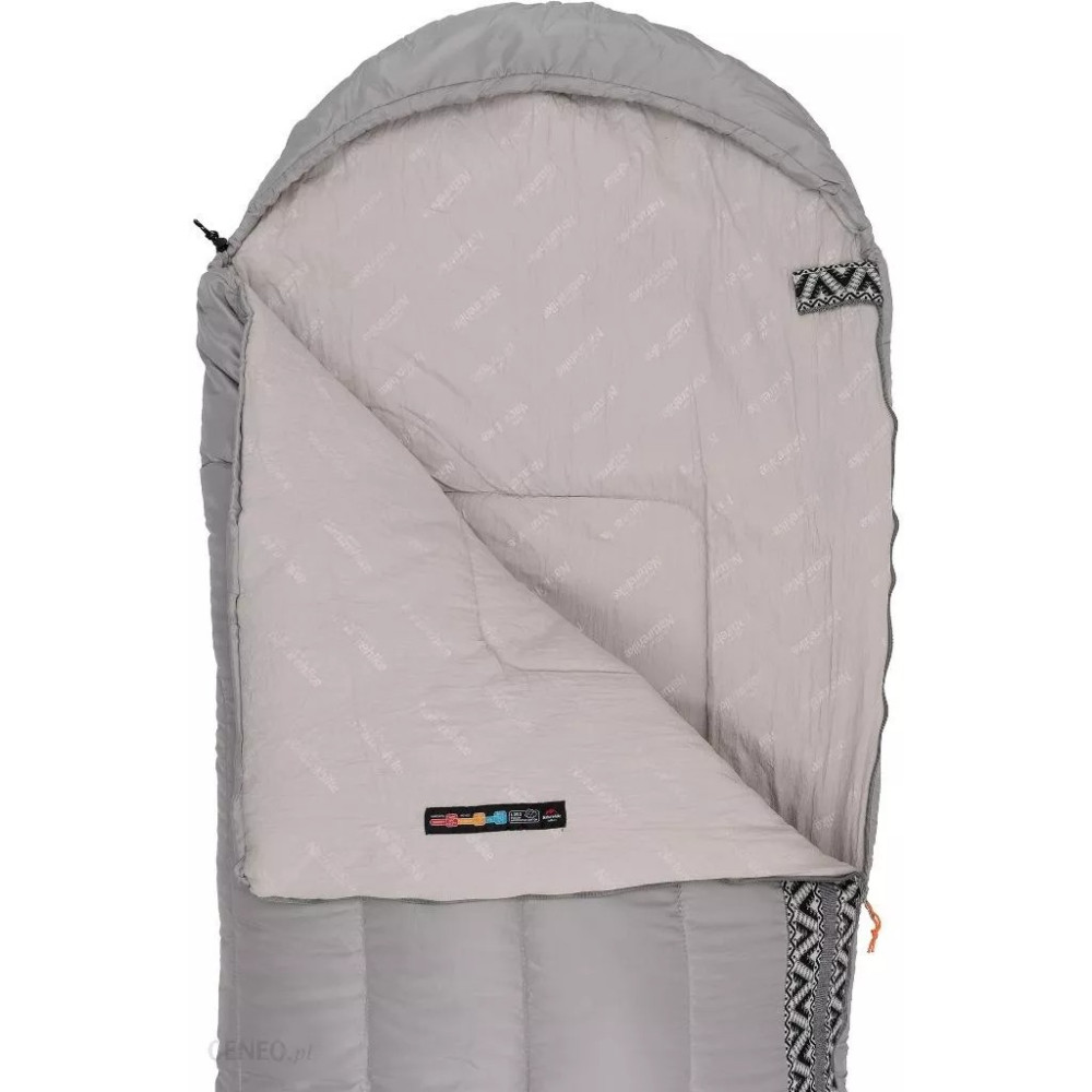 Спальник з капюшоном Naturehike L250 NH21MSD07 правий сірий (6927595774847-R)