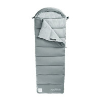 Спальник с капюшоном Naturehike M400 NH20MSD02, (1°C), левый, серый (6927595776049)