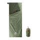 Спальник надлегкий Naturehike Summer LW180 NH21MSD09 правий, (15°C), p-p M, зелений (6927595777930-R)