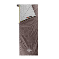 Спальник надлегкий Naturehike Summer LW180 NH21MSD09 правий, (15°C), p-p M, коричневий (6927595777954-R)