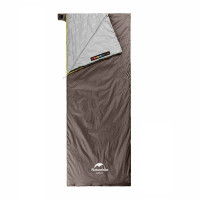 Спальник сверхлегкий Naturehike Summer LW180 NH21MSD09 правый, (15°C), p-p XL, коричневый (6927595777985-R)
