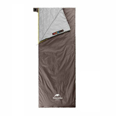 Спальник надлегкий Naturehike Summer LW180 NH21MSD09 правий, (15°C), p-p XL, коричневий (6927595777985-R)