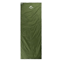 Спальник сверхлегкий Naturehike LW180 NH21MSD04 левый, (15°C), p-p XL, темно-зеленый (6927595786956-L)