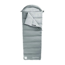 Спальник з капюшоном Naturehike M180 NH20MSD02, лівий, сірий (6975641886655)