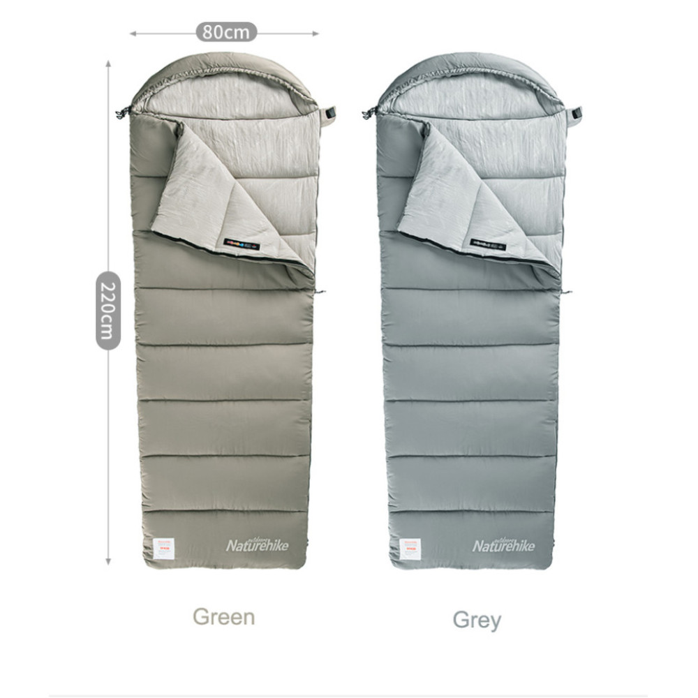 Спальний мішок з капюшоном Naturehike M300 NH20MSD02, лівий (6975641886686)