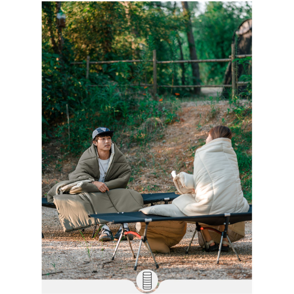 Спальник з капюшоном Naturehike LD250 CNK2300SD016, темно-зелений (6976023921797)