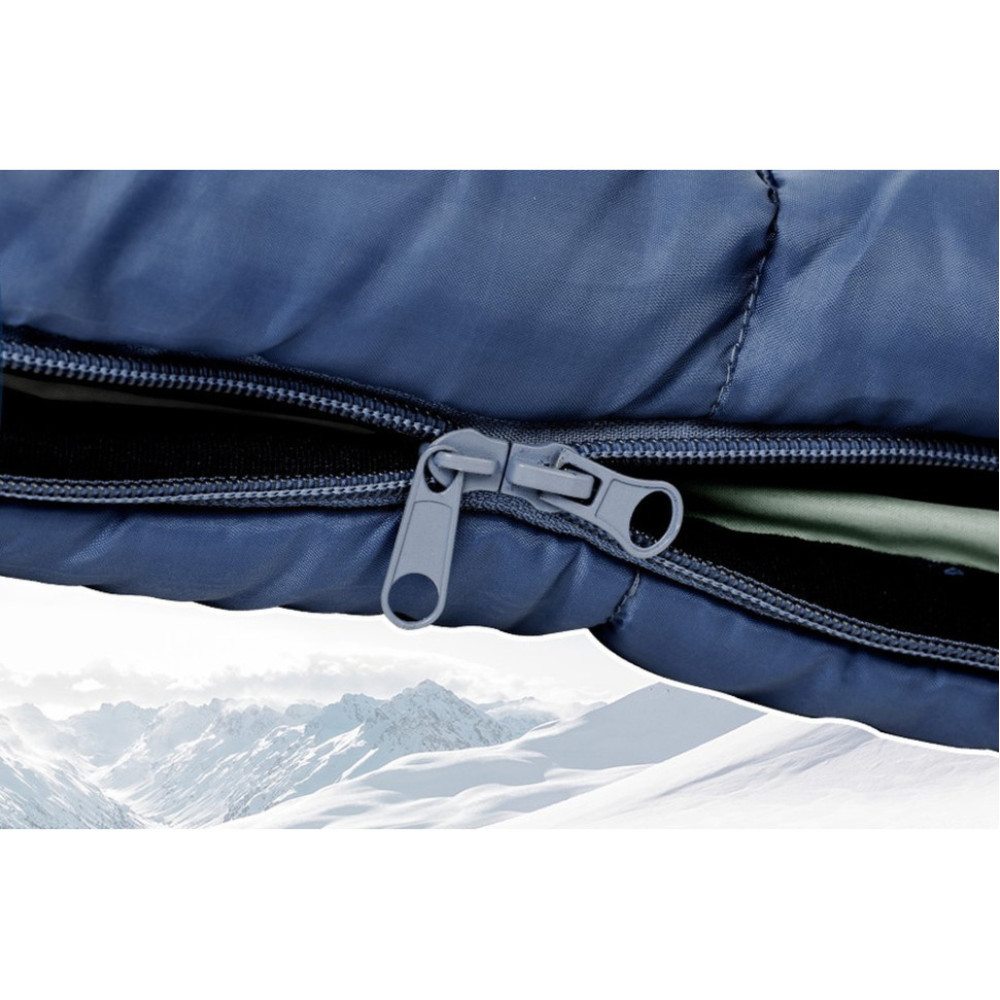 Спальник з капюшоном Naturehike MJ300 CNK2300SD014, темно-блакитний (6976023923081)
