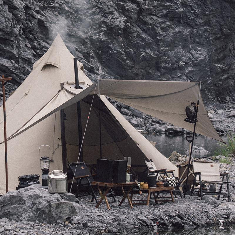 Тент для кемпінгу Naturehike Ranch Pyramid NH20ZP014 (6927595774052)