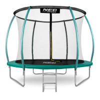 Батут с внутренней сеткой Neo-Sport 8 футов 252 см зеленый (NS-08C181)