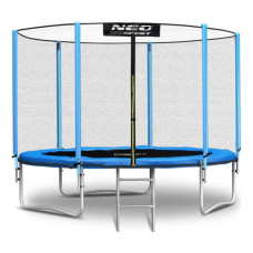 Батут с внутренней сеткой Neo-Sport 8 футов 252 см голубой (NS-08Z181)