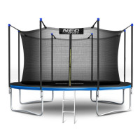 Батут с внутренней сеткой Neo-Sport 12 футов 374 см черно-синий (NS-12W241)