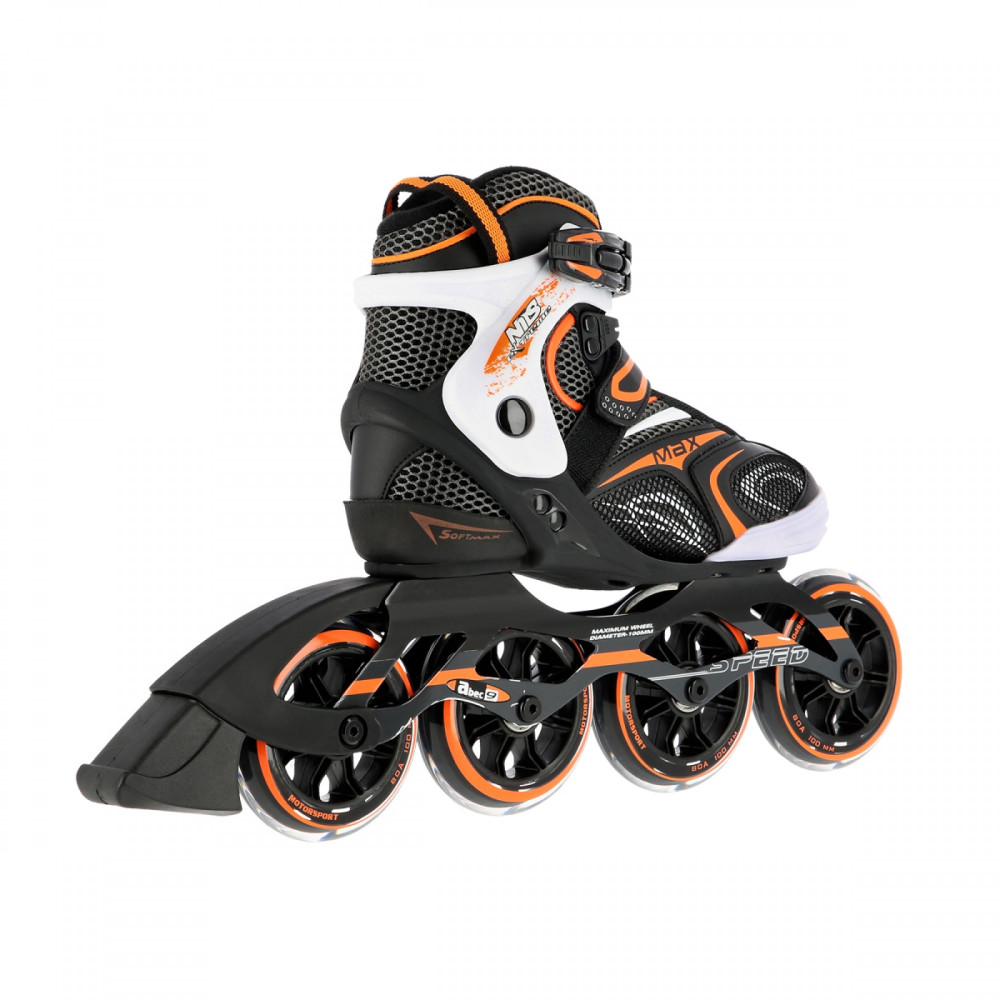 Роликові ковзани Nils Extreme Size 39 Black/Orange (NA1060S-BO_S39)