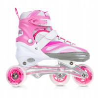 Роликові ковзани SportVida 4 в 1 Size 31-34 White/Pink (SV-LG0010)