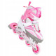 Роликові ковзани SportVida 4 в 1 Size 31-34 White/Pink (SV-LG0010)