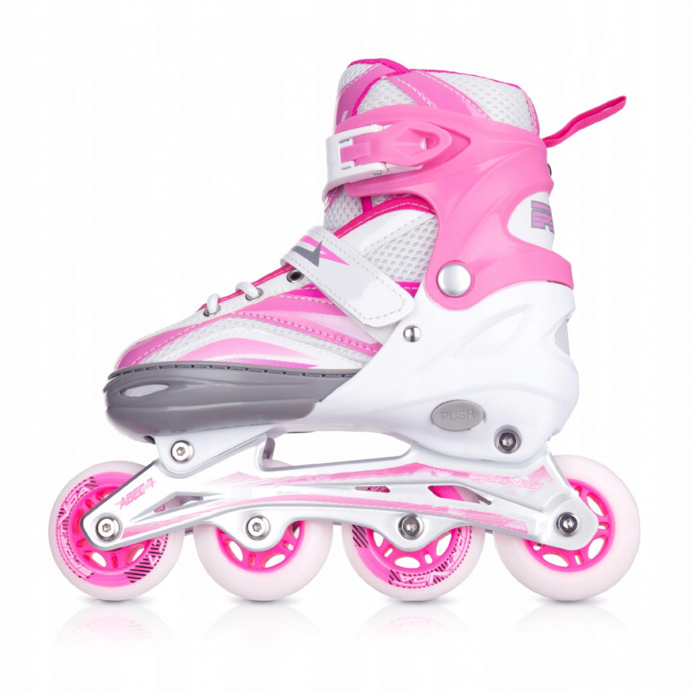 Роликові ковзани SportVida 4 в 1 Size 31-34 White/Pink (SV-LG0010)