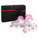 Роликові ковзани SportVida 4 в 1 Size 35-38 White/Pink (SV-LG0011)
