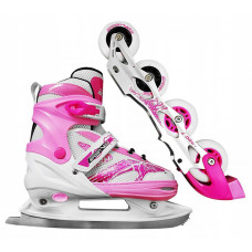 Роликовые коньки SportVida 4 в 1 Size 31-34 Pink (SV-LG0016)