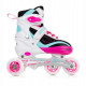 Роликові ковзани SportVida 4 в 1 Size 39-42 White/Pink/Blue (SV-LG0033)