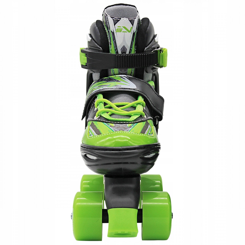 Роликові ковзани (квади) SportVida Size 31-34 Black/Green (SV-LG0037)