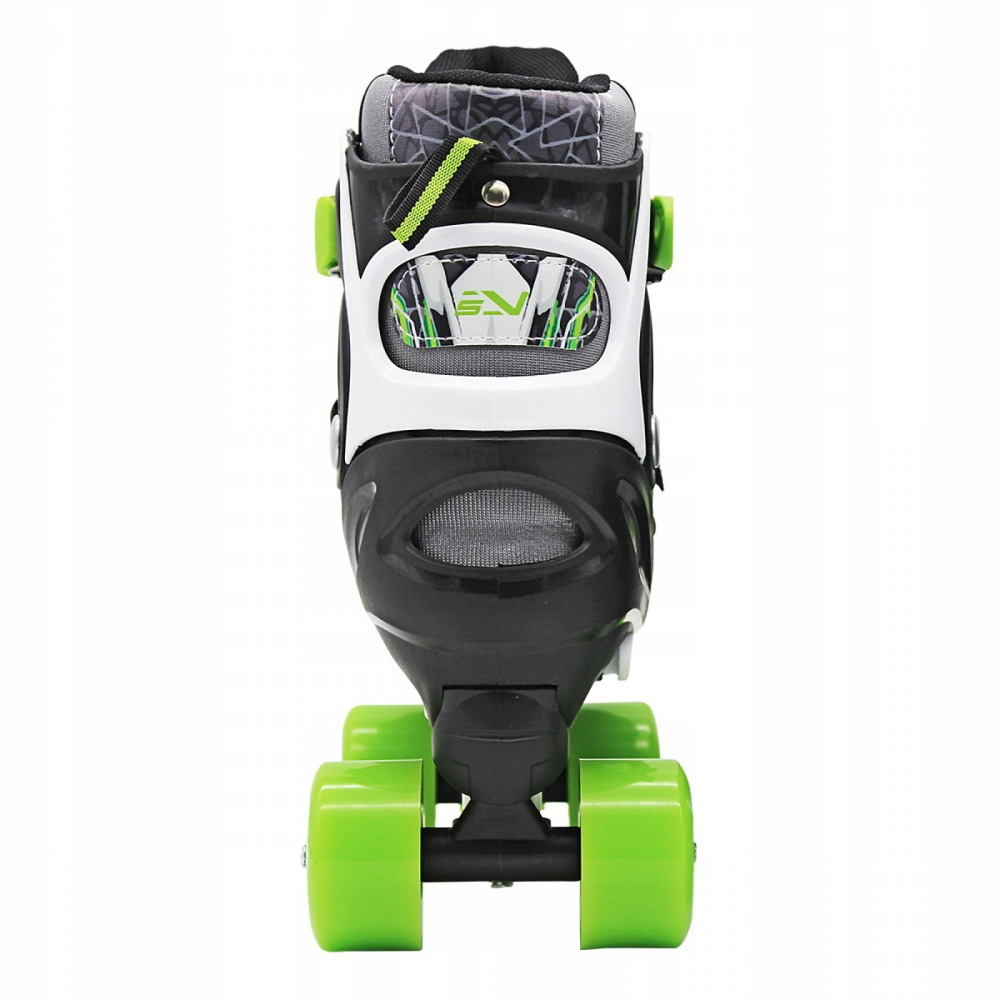 Роликові ковзани (квади) SportVida Size 31-34 Black/Green (SV-LG0037)